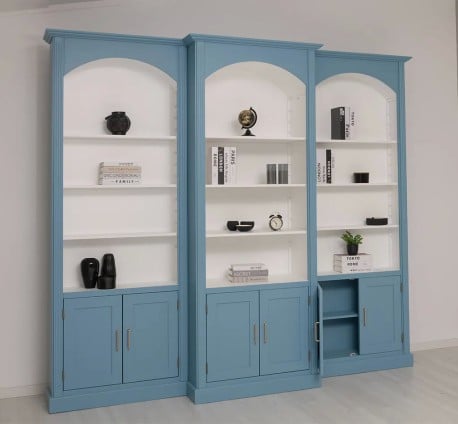 Set Biblioteca Arcada de la Studio Szel PS805 + 2XPS084 - Culoare Ext._P053 / Culoare Int._P004 -  DUBLU COLOR