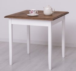 Masa cu blat stejar, dim. 80x80x78 de la Studio Szel PS659 - Culoare Top_P064 - Culoare Corp_P004 - DUBLU COLOR
