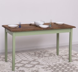 Masa cu blat stejar, dim. 140x70x78 de la Studio Szel PS659 - Culoare Top_P064 - Culoare Corp_P054 - DUBLU COLOR