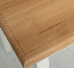 Masa cu blat stejar, dim. 140x70x78 de la Studio Szel PS659 - Culoare Top_P061 - Culoare Corp_P039A - DUBLU COLOR