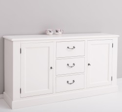 Bufet cu 2 usi, 3 sertare, BAS de la Studio Szel PS370BAS - Culoare_P039 - VOPSIT