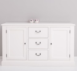 Bufet cu 2 usi, 3 sertare, BAS de la Studio Szel PS370BAS - Culoare_P039 - VOPSIT