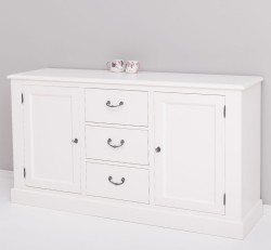 Bufet cu 2 usi, 3 sertare, BAS de la Studio Szel PS370BAS - Culoare_P039 - VOPSIT