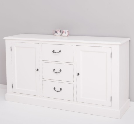 Bufet cu 2 usi, 3 sertare, BAS de la Studio Szel PS370BAS - Culoare_P039 - VOPSIT