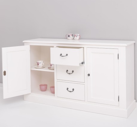 Bufet cu 2 usi, 3 sertare, BAS de la Studio Szel PS370BAS - Culoare_P039 - VOPSIT 