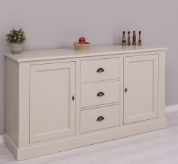 Bufet cu 2 usi, 3 sertare, BAS de la Studio Szel PS370BAS - Culoare_P024 - VOPSIT