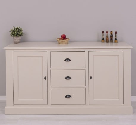 Bufet cu 2 usi, 3 sertare, BAS de la Studio Szel PS370BAS - Culoare_P024 - VOPSIT