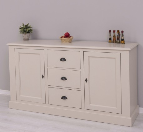 Bufet cu 2 usi, 3 sertare, BAS de la Studio Szel PS370BAS - Culoare_P024 - VOPSIT