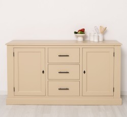 Bufet cu 2 usi, 3 sertare, BAS de la Studio Szel PS370BAS - Culoare_P032 - VOPSIT