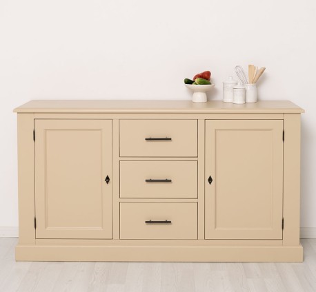 Bufet cu 2 usi, 3 sertare, BAS de la Studio Szel PS370BAS - Culoare_P032 - VOPSIT