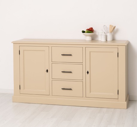 Bufet cu 2 usi, 3 sertare, BAS de la Studio Szel PS370BAS - Culoare_P032 - VOPSIT