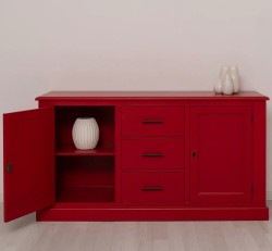 Bufet cu 2 usi, 3 sertare, BAS de la Studio Szel PS370BAS - Culoare_P047 - VOPSIT