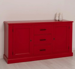 Bufet cu 2 usi, 3 sertare, BAS de la Studio Szel PS370BAS - Culoare_P047 - VOPSIT