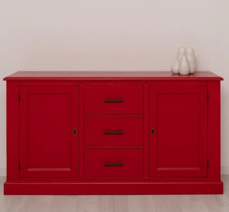 Bufet cu 2 usi, 3 sertare, BAS de la Studio Szel PS370BAS - Culoare_P047 - VOPSIT