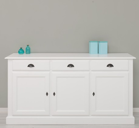 Bufet cu 3 usi, 3 sertare, BAS de la Studio Szel PS265BAS - Culoare_P004 - VOPSIT