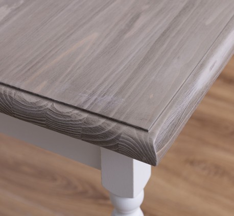 Masa cu picioare strunjite, dim. 120x70x78 de la Studio Szel PS660 - Culoare Top_P037 - Culoare Corp_P039A - DUBLU COLOR