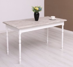 Masa cu picioare strunjite, dim. 140x70x78 de la Studio Szel PS660 - Culoare Top_P067 - Culoare Corp_P004 - DUBLU COLOR