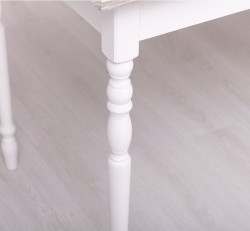 Masa cu picioare strunjite, dim. 140x70x78 de la Studio Szel PS660 - Culoare Top_P067 - Culoare Corp_P004 - DUBLU COLOR