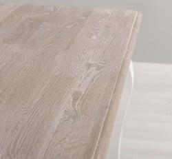 Masa dining cu picioare curbate 180x90x78cm, blat stejar de la Studio Szel PS383 - Culoare Top_P067 - Culoare Corp_P004 - DUBLU COLOR
