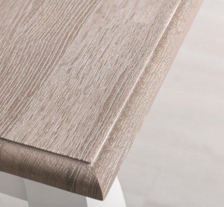 Masa dining cu picioare curbate 180x90x78cm, blat stejar de la Studio Szel PS383 - Culoare Top_P067 - Culoare Corp_P004 - DUBLU COLOR