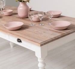 Masa dining 160x90cm de la Studio Szel PS45 - Culoare Top_P071 - Culoare Corp_P004 - DUBLU COLOR