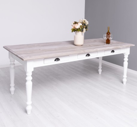 Masa dining 180x90cm de la Studio Szel PS45 - Culoar Top_P067 - Culoare Corp_P004 - DUBLU COLOR