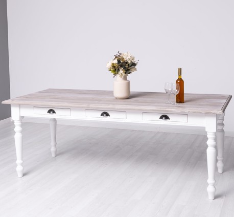 Masa dining 180x90cm de la Studio Szel PS45 - Culoar Top_P067 - Culoare Corp_P004 - DUBLU COLOR