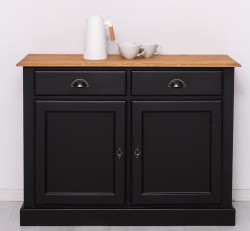 Bufet cu 2 usi, 2 sertare, BAS de la Studio Szel PS264BAS - Culoare Top_P002 - Culoare Corp_P003 - DUBLU COLOR