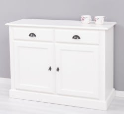Bufet cu 2 usi, 2 sertare, BAS de la Studio Szel PS264BAS - Culoare Ext._P039A / Culoare Int._P001 - DUBLU COLOR