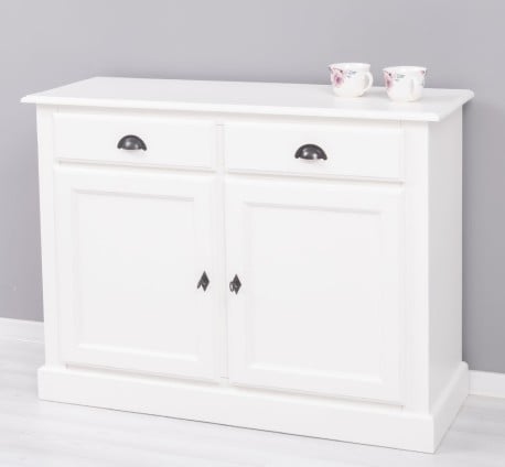 Bufet cu 2 usi, 2 sertare, BAS de la Studio Szel PS264BAS - Culoare Ext._P039A / Culoare Int._P001 - DUBLU COLOR