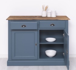 Bufet cu 2 usi, 2 sertare, BAS de la Studio Szel PS264BAS - Culoare Top_P064 - Culoare Corp_P051 - DUBLU COLOR