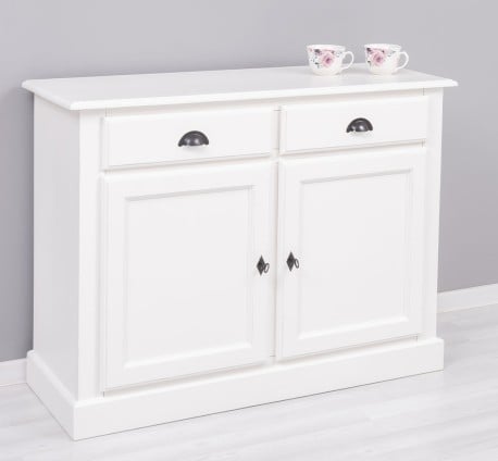 Bufet cu 2 usi, 2 sertare, BAS de la Studio Szel PS264BAS - Culoare Ext._P039A / Culoare Int._P001 - DUBLU COLOR