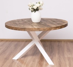 Masa rotunda cu picior XY de la Studio Szel PS677 - Culoare Top_P064 - Culoare Corp_P004 - DUBLU COLOR