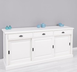 Bufet cu 3 usi glisante, 3 sertare, BAS de la Studio Szel PS10BAS - Culoare_P039 - VOPSIT