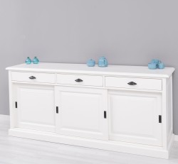 Bufet cu 3 usi glisante, 3 sertare, BAS de la Studio Szel PS10BAS - Culoare_P039 - VOPSIT
