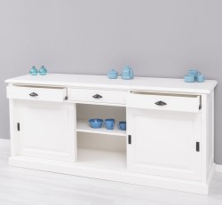 Bufet cu 3 usi glisante, 3 sertare, BAS de la Studio Szel PS10BAS - Culoare_P039 - VOPSIT
