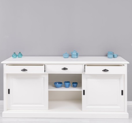 Bufet cu 3 usi glisante, 3 sertare, BAS de la Studio Szel PS10BAS - Culoare_P039 - VOPSIT