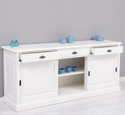 Bufet cu 3 usi glisante, 3 sertare, BAS de la Studio Szel PS10BAS - Culoare_P039 - VOPSIT