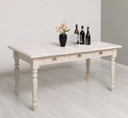 Masa dining 210x90cm de la Studio Szel PS45 - Culoar Top_P080 - Culoare Corp_P024A - DUBLU COLOR