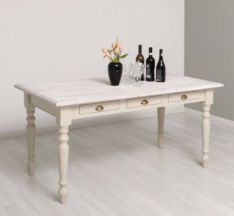 Masa dining 210x90cm de la Studio Szel PS45 - Culoar Top_P080 - Culoare Corp_P024A - DUBLU COLOR
