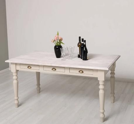 Masa dining 210x90cm de la Studio Szel PS45 - Culoar Top_P080 - Culoare Corp_P024A - DUBLU COLOR