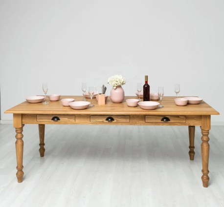 Masa dining 180x90cm, blat stejar de la Studio Szel PS45-160 - Culoare P001 - CERUIT