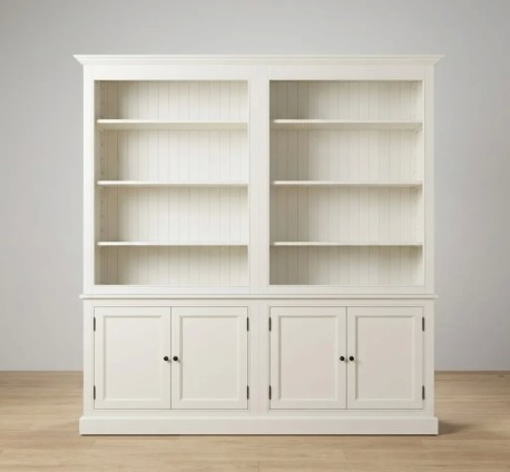 Bibliotecă mare cu dulap inferior cu uși de la Studio Szel – SPEC22438– Culoare P039– VOPSIT