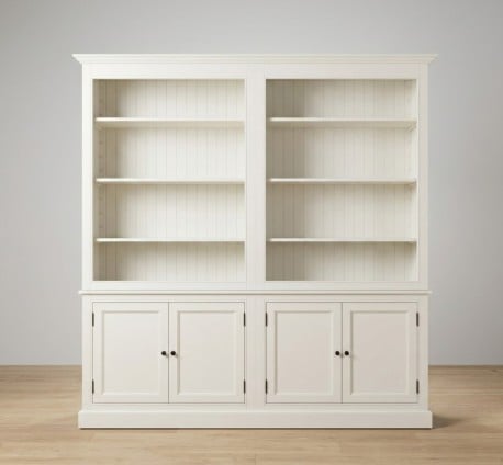 Bibliotecă mare cu dulap inferior cu uși de la Studio Szel – SPEC22438– Culoare P039– VOPSIT
