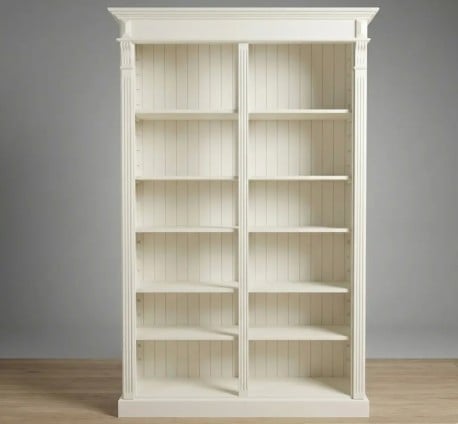 Bibliotecă  deschisă Directoire cu rafturi reglabile de la Studio Szel – SPEC22441– Culoare P039– VOPSIT