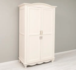 Dulap cu 2 uși cu rafturi reglabile și bară pentru umerașe de la Studio Szel – SPEC21650 – Culoare P025 – VOPSIT