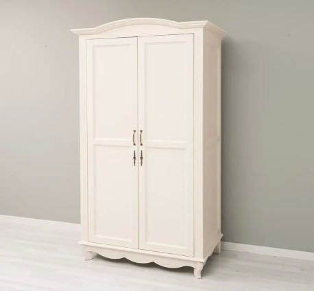 Dulap cu 2 uși cu rafturi reglabile și bară pentru umerașe de la Studio Szel – SPEC21650 – Culoare P025 – VOPSIT