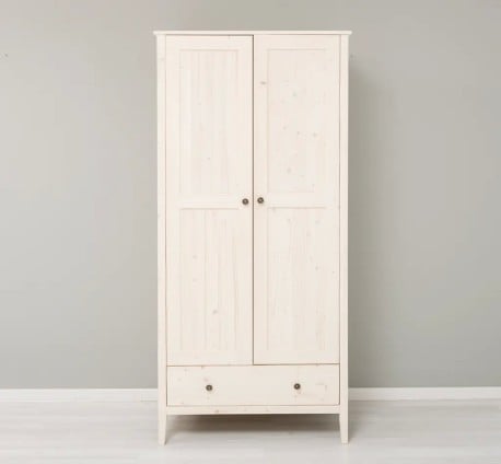 Dulap 2 usi din lemn masiv de pin, cu sertar de la Studio Szel - SPEC20450 – Culoare P095 – LACUIT&VOPSIT