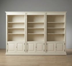 Bibliotecă Directoire cu depozitare inferioară cu uși de la Studio Szel – SPEC22467– Culoare P015- VOPSIT