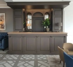 Ansamblu Bar Clasic „Arcade” din Stejar – SPEC21241 – Culoare P058-OAK Finishing